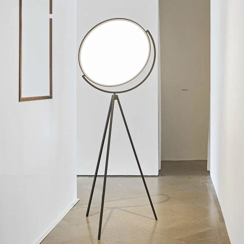 Nordic minimalist white / black Rotatable living room LED floor lamps Living room floor lamp(WH-MFL-43)