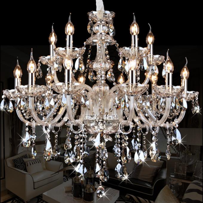 Crystal light fixtures chandeliers for Dining room Kitchen Foyer Hotel