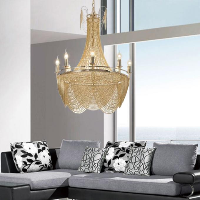 Chain link pendant light Hanging Chandelier Lighting (WHCC17)