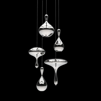 Glass Pendant Lamp Modern Light For Dinning Room Modern silver hanging light(WH-GP-111)