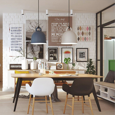 Nordic Minimalist Creative Pot Lid Chandelier Led Restaurant Bell Pendant Lights(WH-AP-361)