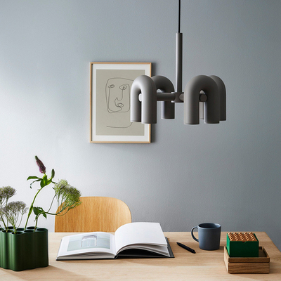 Black Modern Minimalist LED Pendant Lights Lustres Salon Home Hanging Lamps (WH-AP-362)