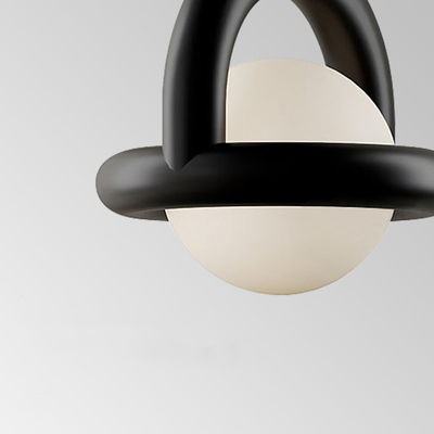 Red Black Bedroom bedside balloon pendant lamp designer art lamps cafe bar small pendant light(WH-AP-365)