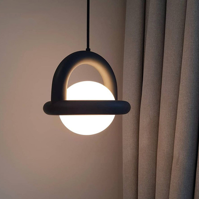 Red Black Bedroom bedside balloon pendant lamp designer art lamps cafe bar small pendant light(WH-AP-365)