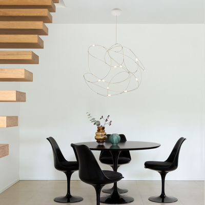 Minimalist modern minimalist design chandelier creative art living room Flock of Light Pendant Lamp（WH-AP-366)