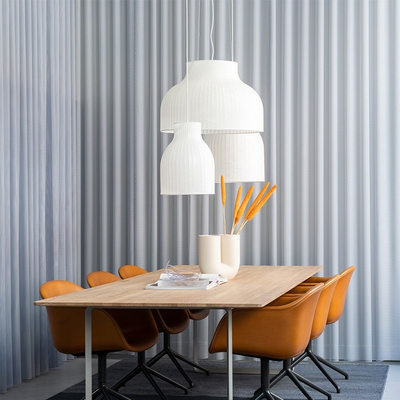 White pendant light Minimalist Cloth silk pendant light Strand japanese lamp（WH-AP-367)