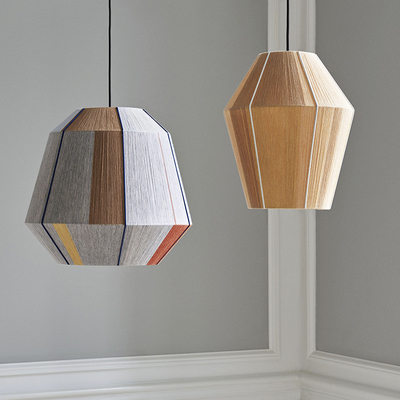 Japanese Style Pendant Lights Modern Colored Hemp Rope HAY Hanging Lamp suspension luminaire(WH-AP-368)