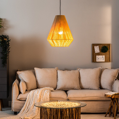 Japanese Style Pendant Lights Modern Colored Hemp Rope HAY Hanging Lamp suspension luminaire(WH-AP-368)