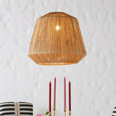 Japanese Style Pendant Lights Modern Colored Hemp Rope HAY Hanging Lamp suspension luminaire(WH-AP-368)
