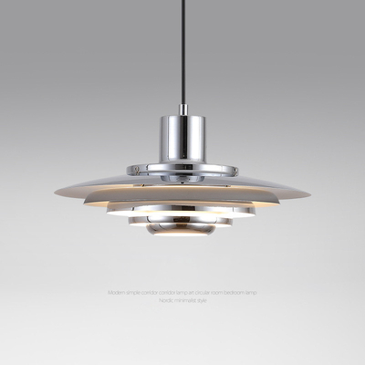 Retro Silver E27 Pendant Light Designer Creativity Decorative Dining Room Bedroom Hanging Light(WH-AP-386)