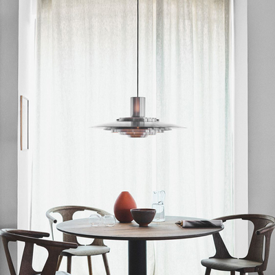 Retro Silver E27 Pendant Light Designer Creativity Decorative Dining Room Bedroom Hanging Light(WH-AP-386)