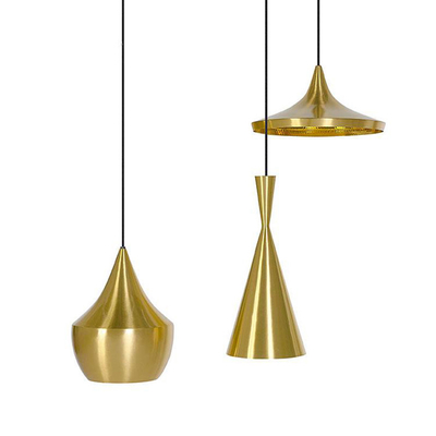 Golden Aluminum Pendant Lights Indoor Lighting Shade Luminaire Gold Pendant lamp(WH-AP-390)