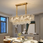 Transparent Glass Led Chandelier For Living Room Foyer Hall Luxury Ceiling Lamp Decor Kitchen leaf chandelier(WH-CY-250)