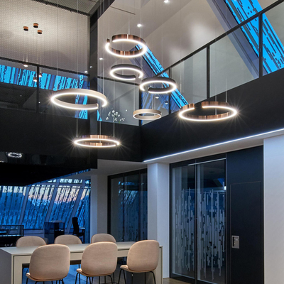 Nordic decor Modern Round ring Pendant light Bedroom living room home Mito Soffitto Pendant Lamp（WH-AP-392）