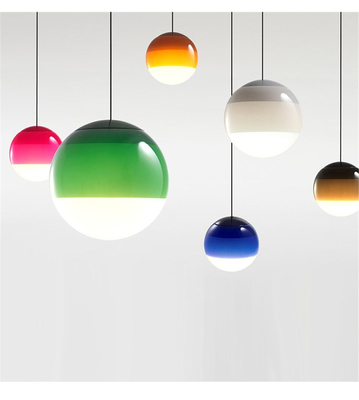 Nordic Colorful Glass Ball Pendant Light Bedroom Restaurant Hotel Art Creative Dipping Pendant Light（WH-AP-393）