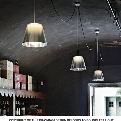 Modern Acrylic Pendant Light E27 Black Decor lighting Kitchen Home Bedroom Bar KTribe Pendant Lamp（WH-AP-394）