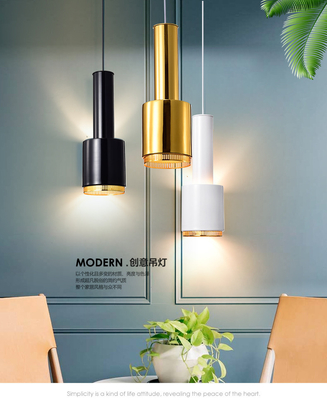 Nordic Led E27 Metal Pendant Light Single Head Black White Gold Lamp Bed Grenade Pendant Lamp（WH-AP-395）