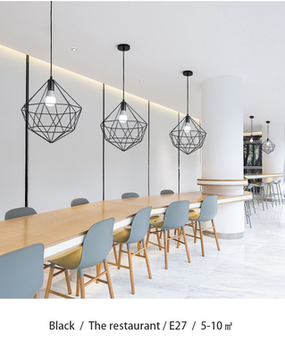 Nordic Designer gold Pendant Light Personality Shop Restaurant Bar Diamond Pendant Lamp（WH-AP-397）