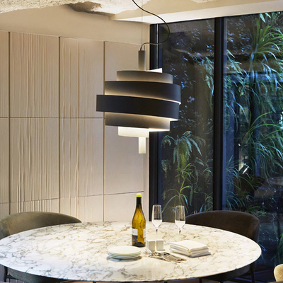 Nordic Spiral Pendant Light Creative Design for Dining Room Bedroom Led Piola Pendant Lamp（WH-AP-399）
