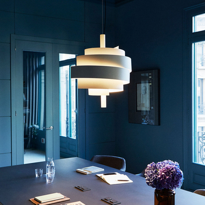 Nordic Spiral Pendant Light Creative Design for Dining Room Bedroom Led Piola Pendant Lamp（WH-AP-399）