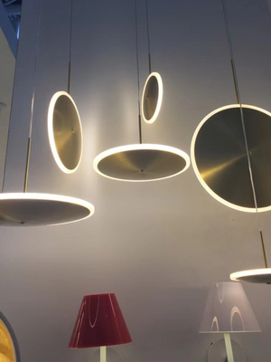 Nordic gold round pendant lamp luxury clothing simple art  bedside restaurant Patera Pendant Lamp（WH-AP-401）