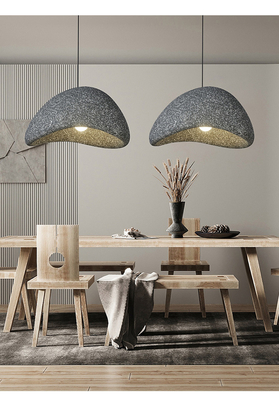 Nordic Minimalist Pendant Lights Wabi sabi Lamp Living Room Bedroom Loft Khmara Pendant Light（WH-AP-406）