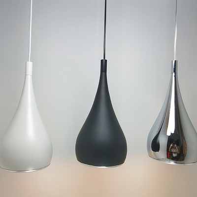 Modern Metal Pendant Light White/Black/Silver Kitchen Restaurant Spinning BH1 Pendant Light（WH-AP-407）