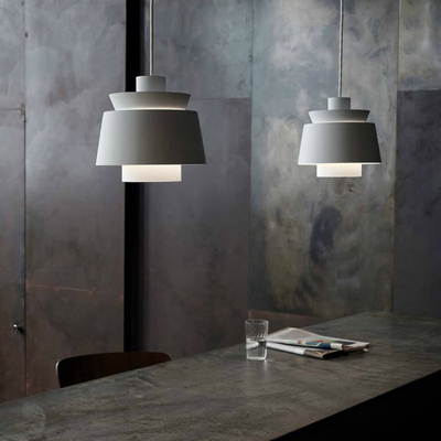 Denmark Metal Wind Simple Pendant Lamp Office Lighting Cozy Bedroom E27 Utzon Pendant Light（WH-AP-403）
