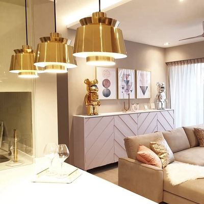 Denmark Metal Wind Simple Pendant Lamp Office Lighting Cozy Bedroom E27 Utzon Pendant Light（WH-AP-403）