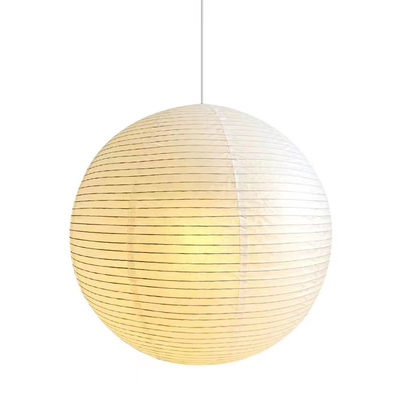 Wabi Sabi Rice Paper Pendant Lamp Minimalist Restaurant Cafe Art Decor Akari Pendant Lamp（WH-AP-410）