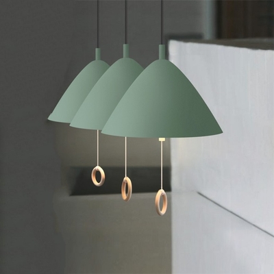 Designer Pendant Light Dinning Room Lights Bedroom Bedside Macaron series Cone Pendant Lights（WH-AP-404）