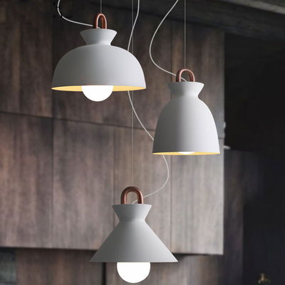 Nordic Modern Iron Pendant Lights Industrial Loft Indoor Living Room Coil Ceiling Pendant Light（WH-AP-405）