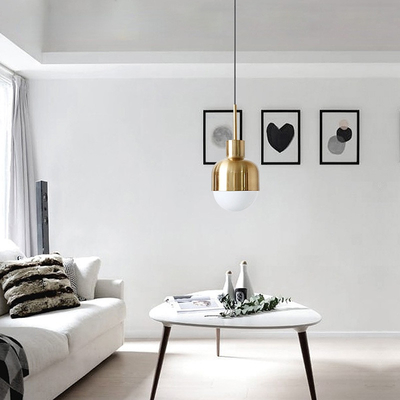 Modern Creative Metal Pendant Lights Golden For Living Room Bedside NIKU PENDANT LAMP（WH-AP-424）