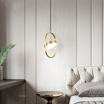 Moder Black Gold Pendant Light Dining Room Bedroom Kitchen KUU Pendant Light（WH-AP-425）