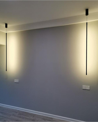 Modern Black Longer Pendant Lights For Bedroom Bedside Reading Linear LED Pendant lamp（WH-AP-427）