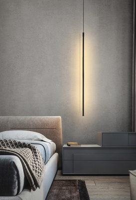 Modern Black Longer Pendant Lights For Bedroom Bedside Reading Linear LED Pendant lamp（WH-AP-427）