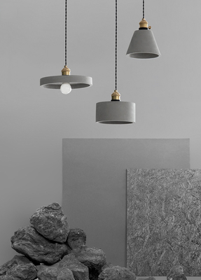 Nordic Cement Pendant Lights  Creative Dinning Room Loft Concrete Vasa Minimalist Pendant Light（WH-AP-428）