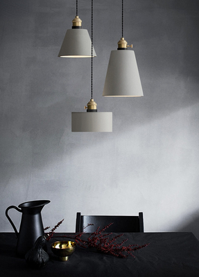 Nordic Cement Pendant Lights  Creative Dinning Room Loft Concrete Vasa Minimalist Pendant Light（WH-AP-428）