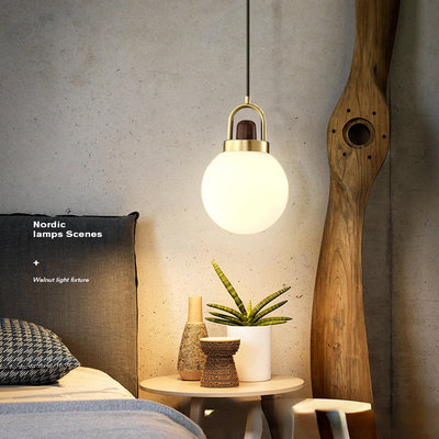 Modern Cafe Semicircular Pendan Light Bedroom Kitchen Living room home Arc Globe Pendant Light（WH-AP-435）