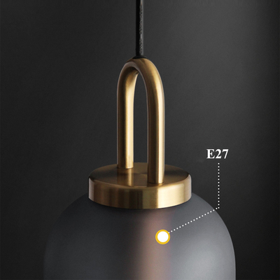 Postmodern Ball Pendant Lights Luxury Restaurant Bar Bedroom Bedside Glass Pendant Light（WH-AP-436）