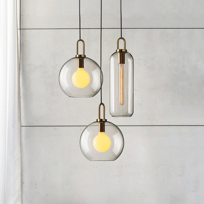 Postmodern Ball Pendant Lights Luxury Restaurant Bar Bedroom Bedside Glass Pendant Light（WH-AP-436）