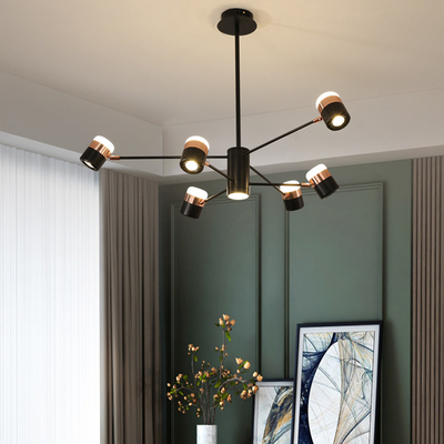 Modern Rotatable Spotlight Restaurant Cafe Bar Art Designer Living Room Ling P1 LED Pendant Light（WH-AP-438）