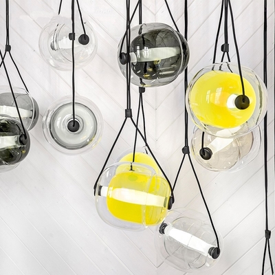 Modern Colorful Glass Led Pendant Light Design Restaurant Kitchen Capsula Pendant light（WH-AP-445）