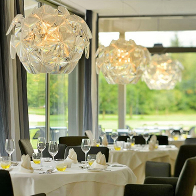 Modern Creative Pendant Light Laser Shell Lights Living Room Dining Room Hope Pendant Lamp（WH-AP-447）