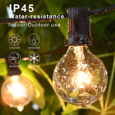 Festoon Pendant Lamp Christmas New Year Wedding Garden Backyard G40 Outdoor String Lights（WH-AP-451）
