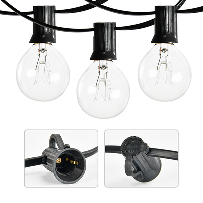 Festoon Pendant Lamp Christmas New Year Wedding Garden Backyard G40 Outdoor String Lights（WH-AP-451）