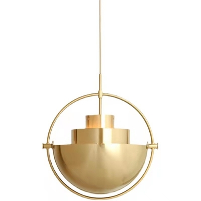 Metal Pendant Light Post Modern Electroplating Stretchable Bedroom Coffee Multi-Lite Pendant Light（WH-AP-452）