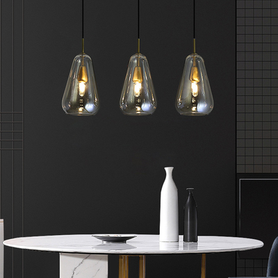 Modern Creative Cognac Glass Pendant Lamp E14 For Bedroom Cofe Bar Anoli Pendant Lamp（WH-AP-471）