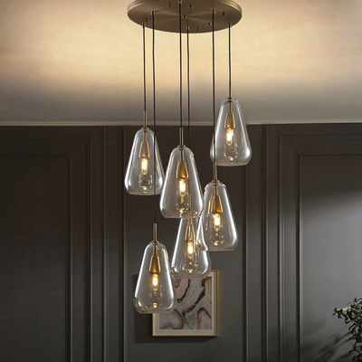 Modern Creative Glass Pendant Lamp E14 For Bedroom Cofe Bar Anoli Pendant Lamp（WH-AP-471）