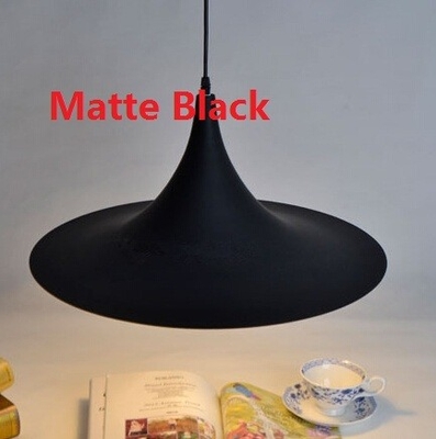 American Country Black White Pendant Light Restaurant Bar Hotel Semi pendant Lamp（WH-AP-461）